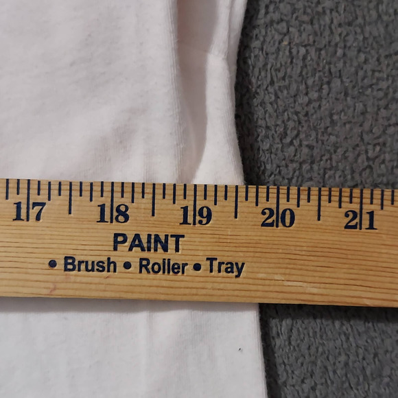 Adidas Shirt Mens Medium The Brand With 3 Strips Pink Trifoil Long Sleeve Tee - Picture 6 of 8